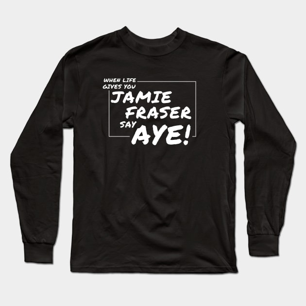 Outlander | Jamie Fraser Long Sleeve T-Shirt by GeeksUnite!